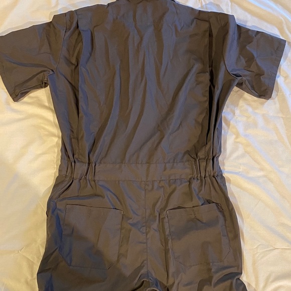 NWOT Toptie Size L Gray Jumpsuit - Picture 7 of 10